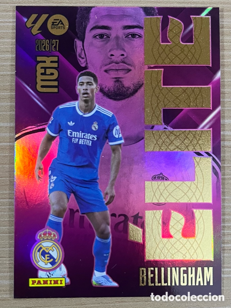 Cromos de f&uacute;tbol: Bellingham Elite Megacracks 2026-27 - Real Madrid