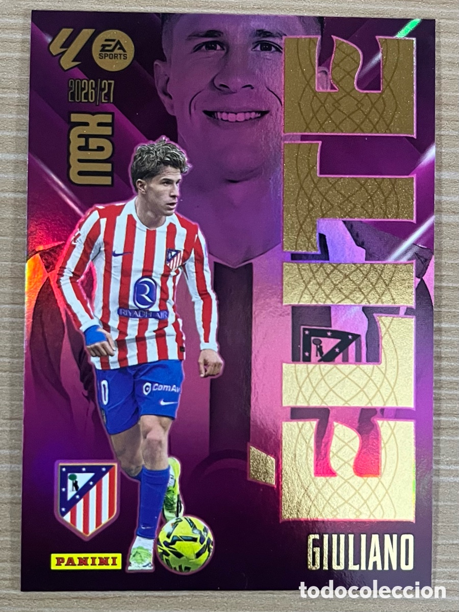 Cromos de f&uacute;tbol: Giuliano Simeone Elite Megacracks 2026-27 - Atl&eacute;tico de Madrid