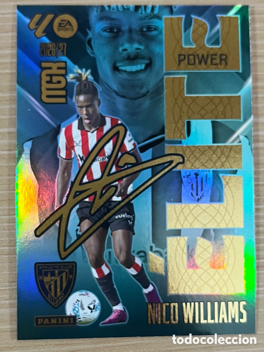 Cromos de f&uacute;tbol: Nico Williams Elite Power Megacracks 2026-27 - Atheltic Club