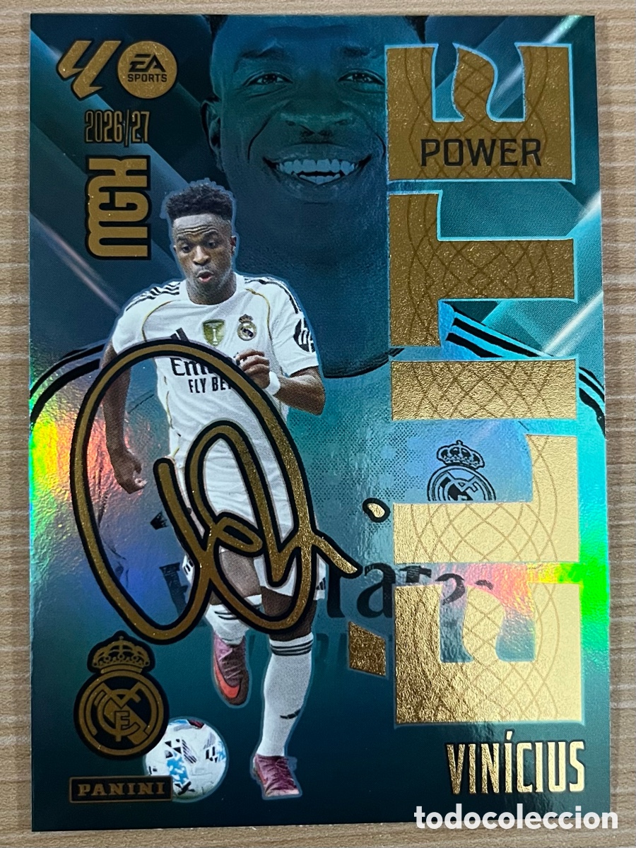 Cromos de f&uacute;tbol: Vinicius Jr Elite Power Megacracks 2026-27 - Real Madrid