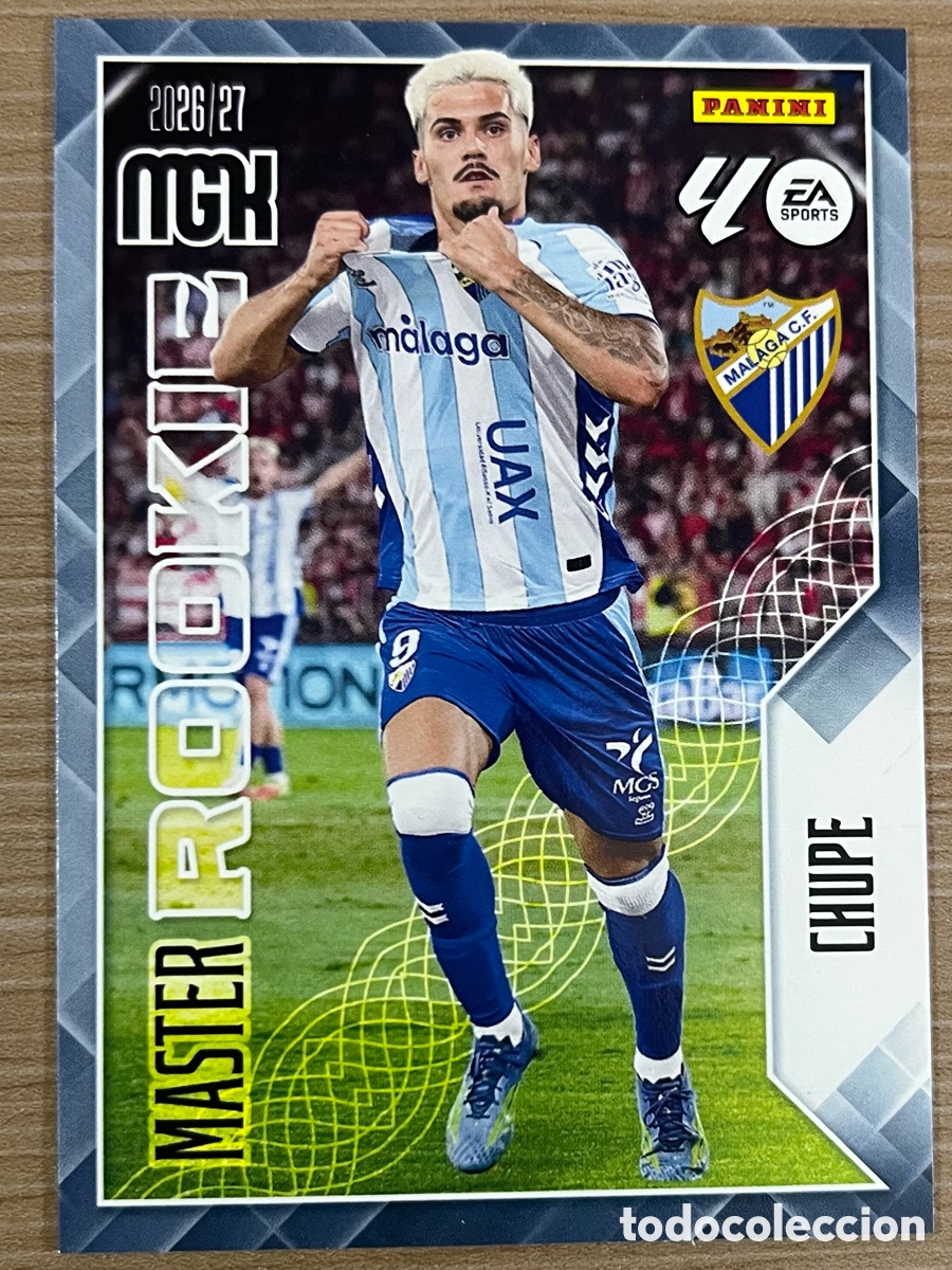 Cromos de f&uacute;tbol: Chupe Master Rookie Megacracks 2026-27 - M&aacute;laga