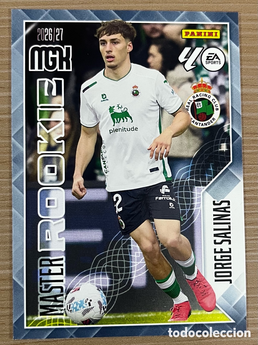 Cromos de f&uacute;tbol: Jorge Salinas Master Rookie Megacracks 2026-27 - Racing de Santander