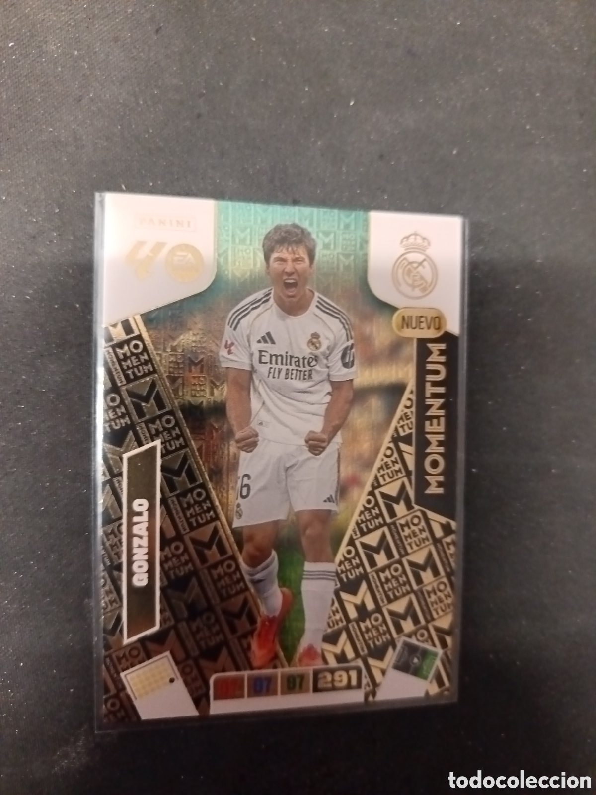 Cromos de f&uacute;tbol: Adrenalyn 2025 2026 / 25 26 Momentum Gonzalo Real Madrid