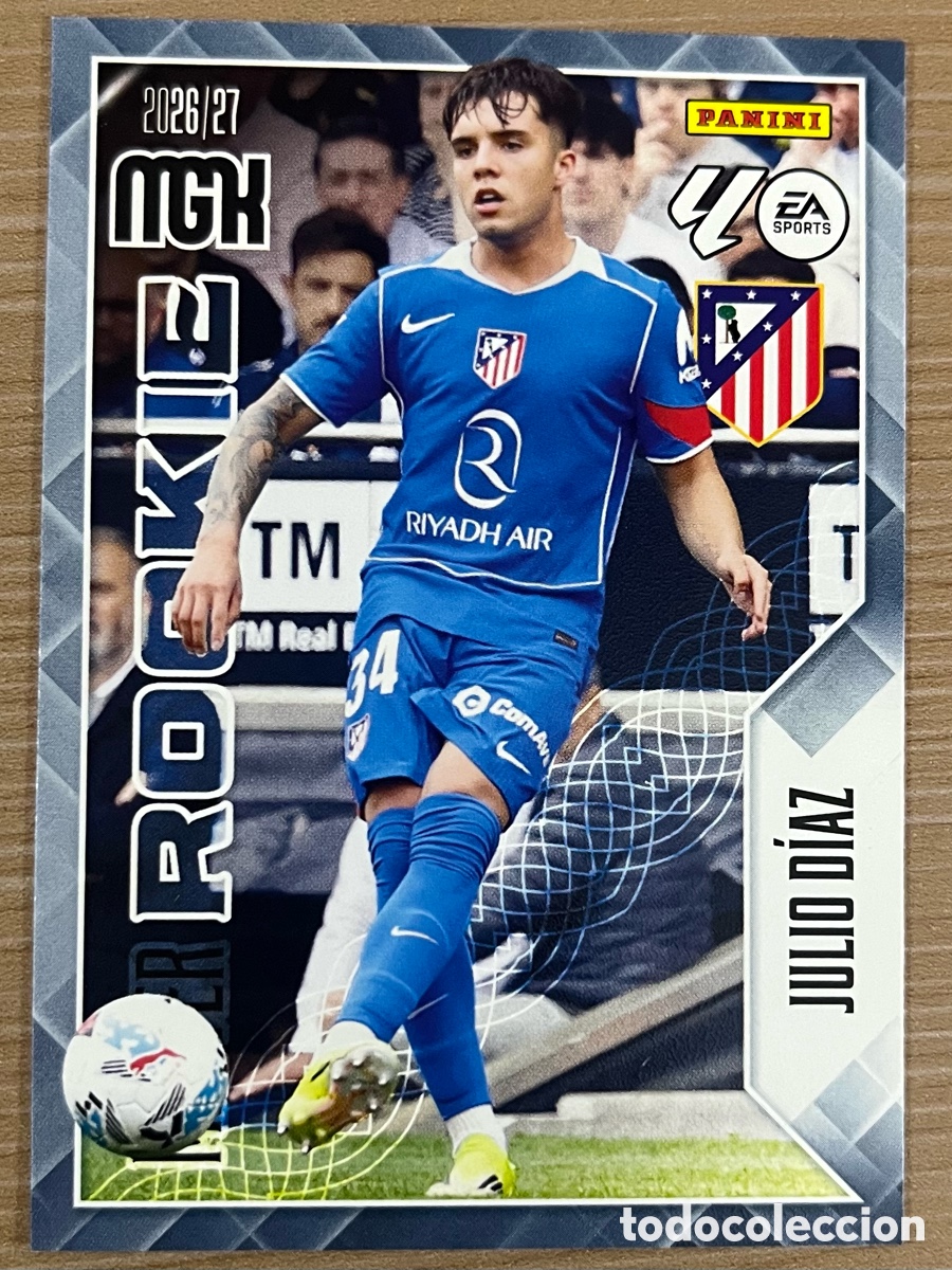 Cromos de f&uacute;tbol: Julio D&iacute;az Master Rookie Megacracks 2026-27 - Atl&eacute;tico de Madrid