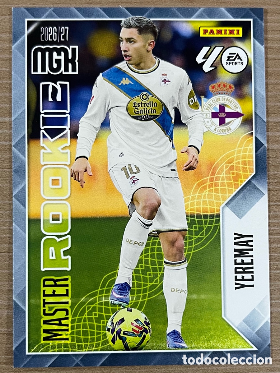 Cromos de f&uacute;tbol: Yeremay Master Rookie Megacracks 2026-27 - Deportivo
