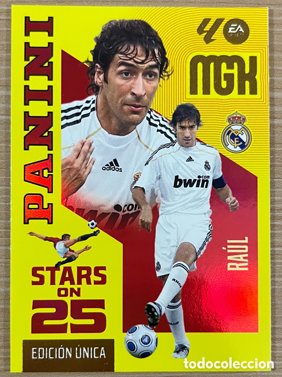 Cromos de f&uacute;tbol: Ra&uacute;l Stars on 25 Megacracks 2026-27 - Real Madrid