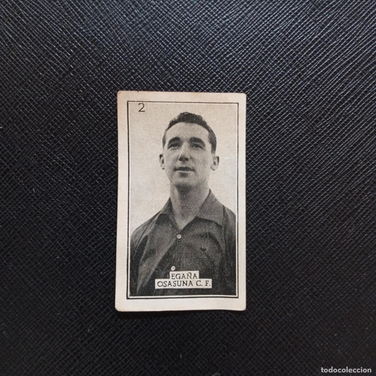 Cromos de f&uacute;tbol: 2 EGA&Ntilde;A OSASUNA GRAFICAS BRASIL 1956 1957 FUTBOL LIGA 56 57 - DESPEGADO - A174 PG523