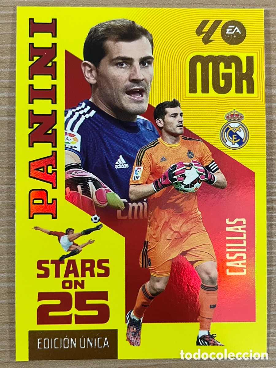 Cromos de f&uacute;tbol: Casillas Stars on 25 Megacracks 2026-27 - Real Madrid