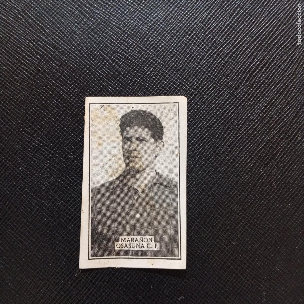 Cromos de f&uacute;tbol: 4 MARA&Ntilde;ON OSASUNA GRAFICAS BRASIL 1956 1957 FUTBOL LIGA 56 57 - DESPEGADO - A174 PG532
