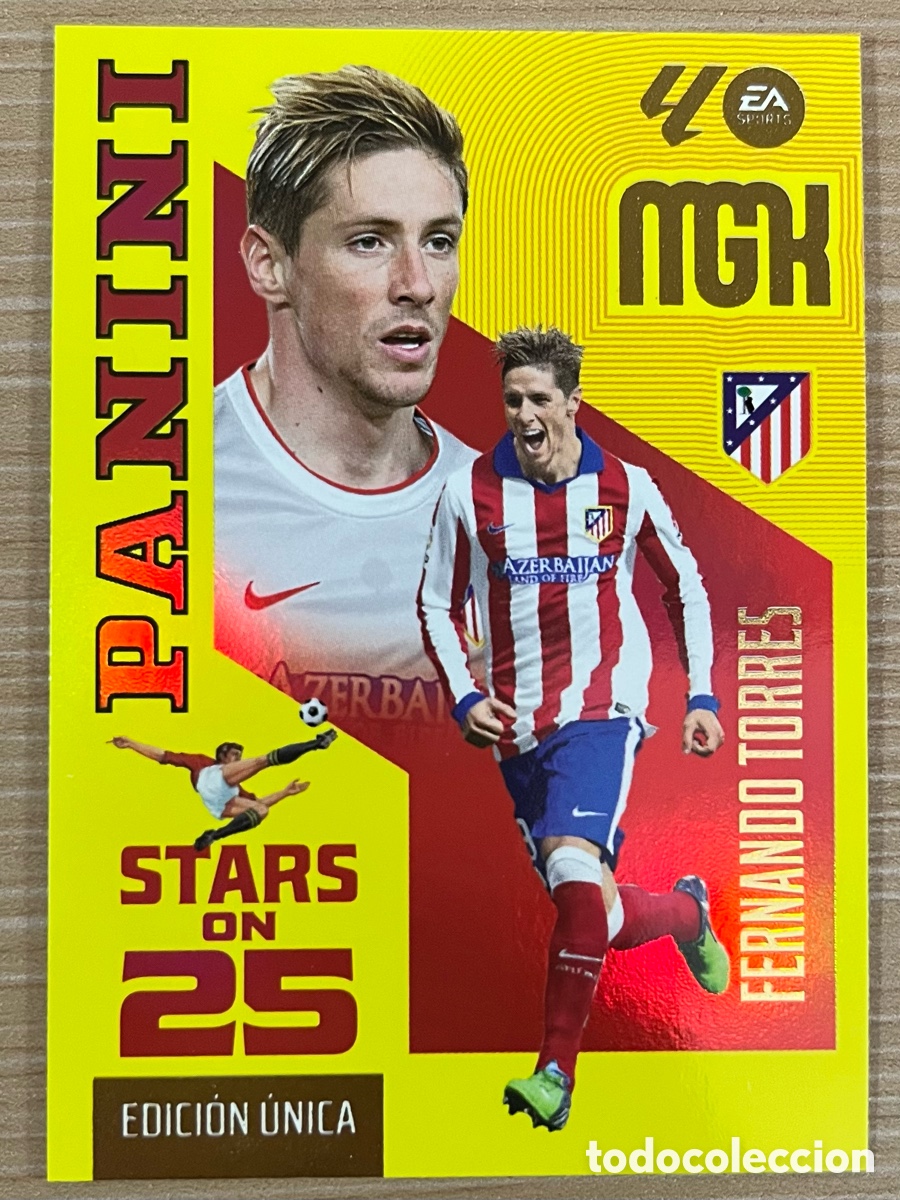 Cromos de f&uacute;tbol: Fernando Torres Stars on 25 Megacracks 2026-27 - Atl&eacute;tico de Madrid