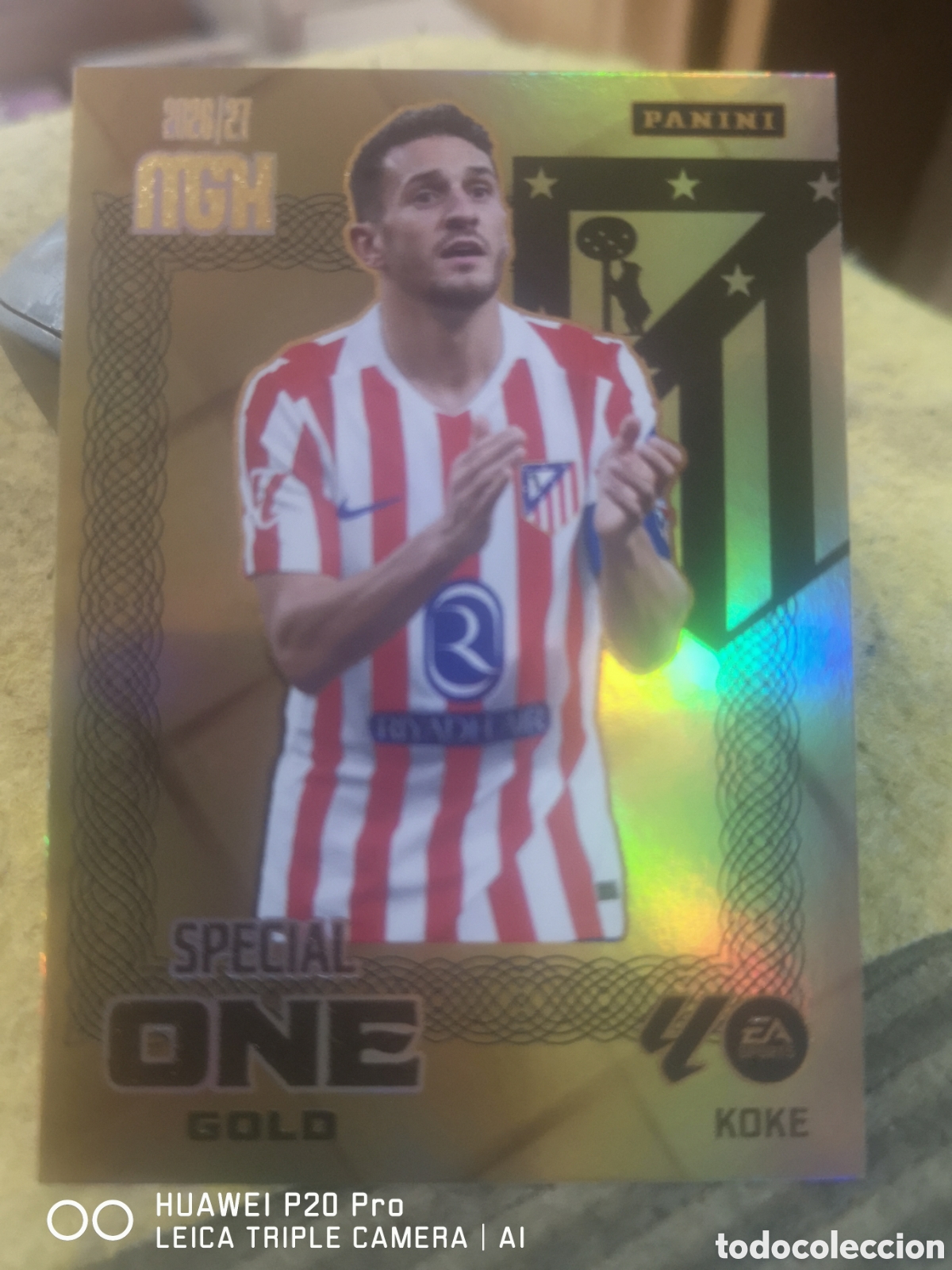 Cromos de f&uacute;tbol: MEGACRACKS 2026 27 SPECIAL ONE GOLD KOKE 6 - ATLETICO DE MADRID