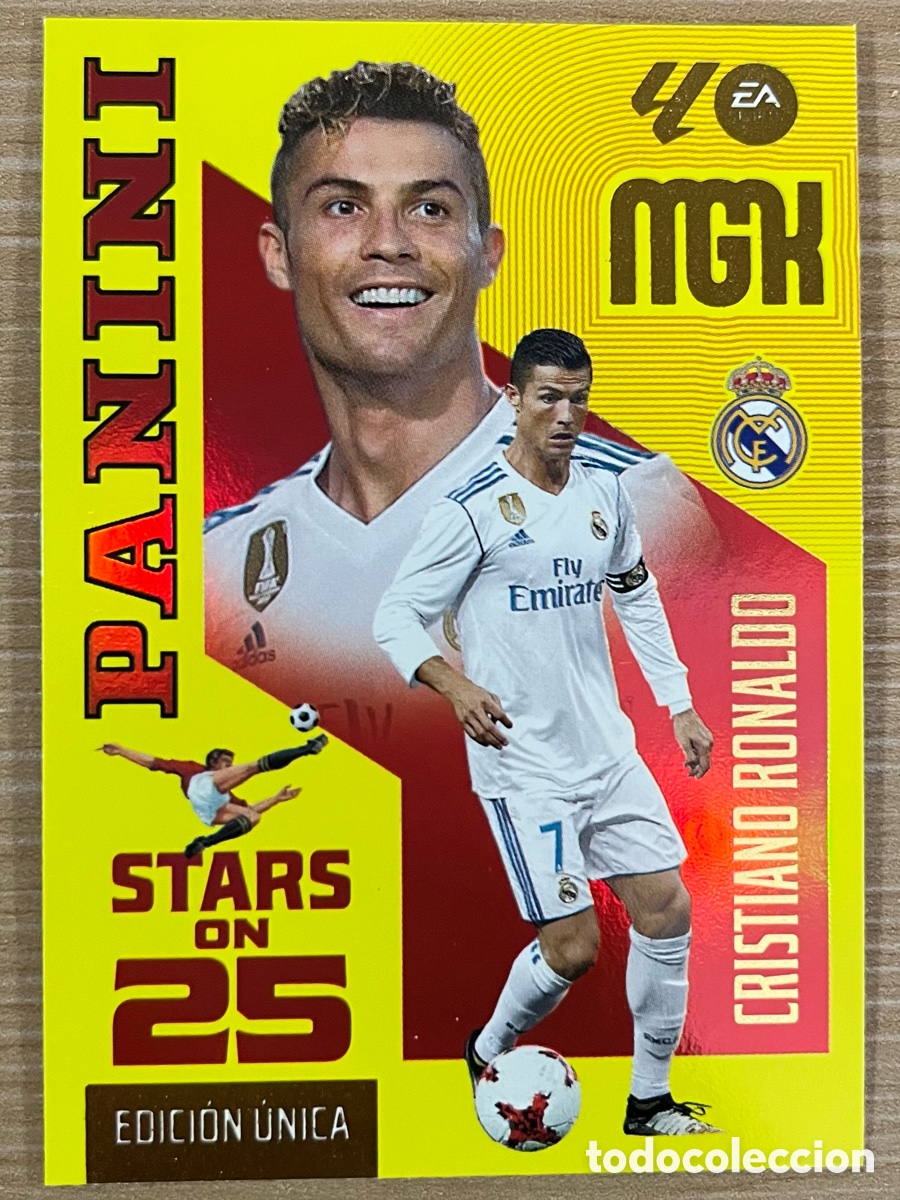 Cromos de f&uacute;tbol: Cristiano Ronaldo Stars on 25 Megacracks 2026-27 - Real Madrid