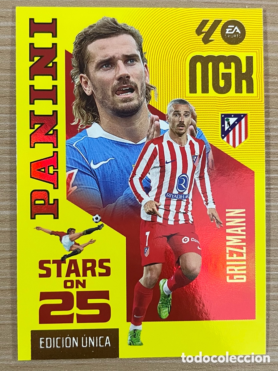 Cromos de f&uacute;tbol: Griezmann Stars on 25 Megacracks 2026-27 - Atl&eacute;tico de Madrid