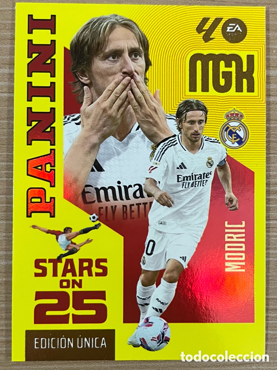 Cromos de f&uacute;tbol: Modric Stars on 25 Megacracks 2026-27 - Real Madrid