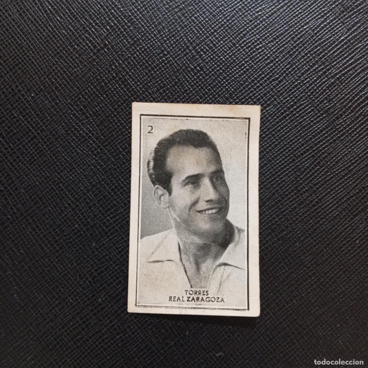 Cromos de f&uacute;tbol: 2 TORRES ZARAGOZA GRAFICAS BRASIL 1956 1957 FUTBOL LIGA 56 57 - DESPEGADO - A174 PG532