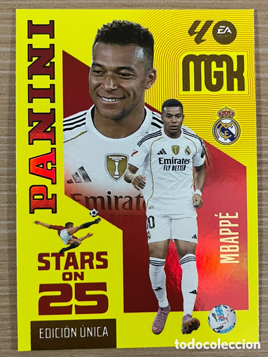 Cromos de f&uacute;tbol: Mbapp&eacute; Stars on 25 Megacracks 2026-27 - Real Madrid