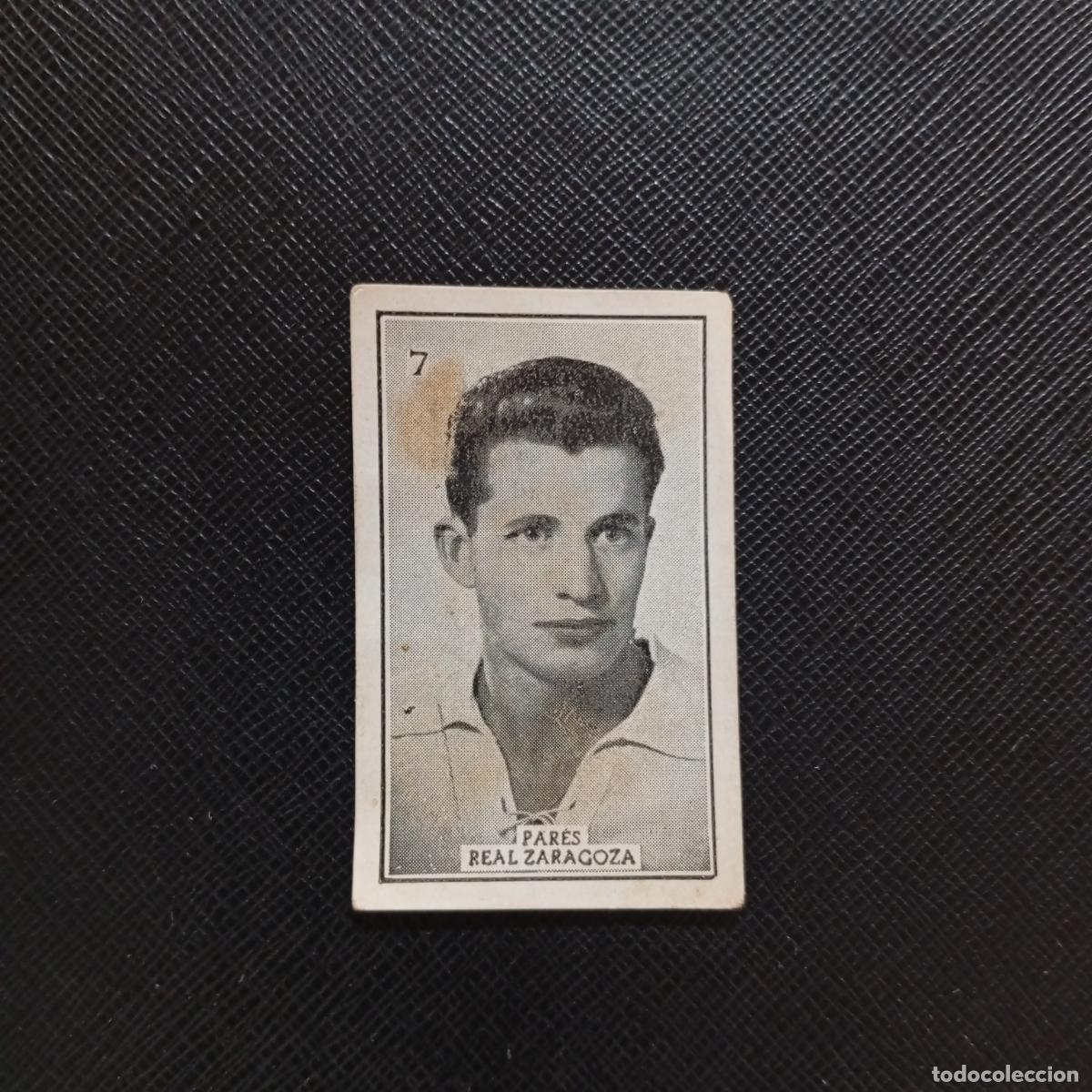 Cromos de f&uacute;tbol: 7 PARES ZARAGOZA GRAFICAS BRASIL 1956 1957 FUTBOL LIGA 56 57 - DESPEGADO - A130 PG19