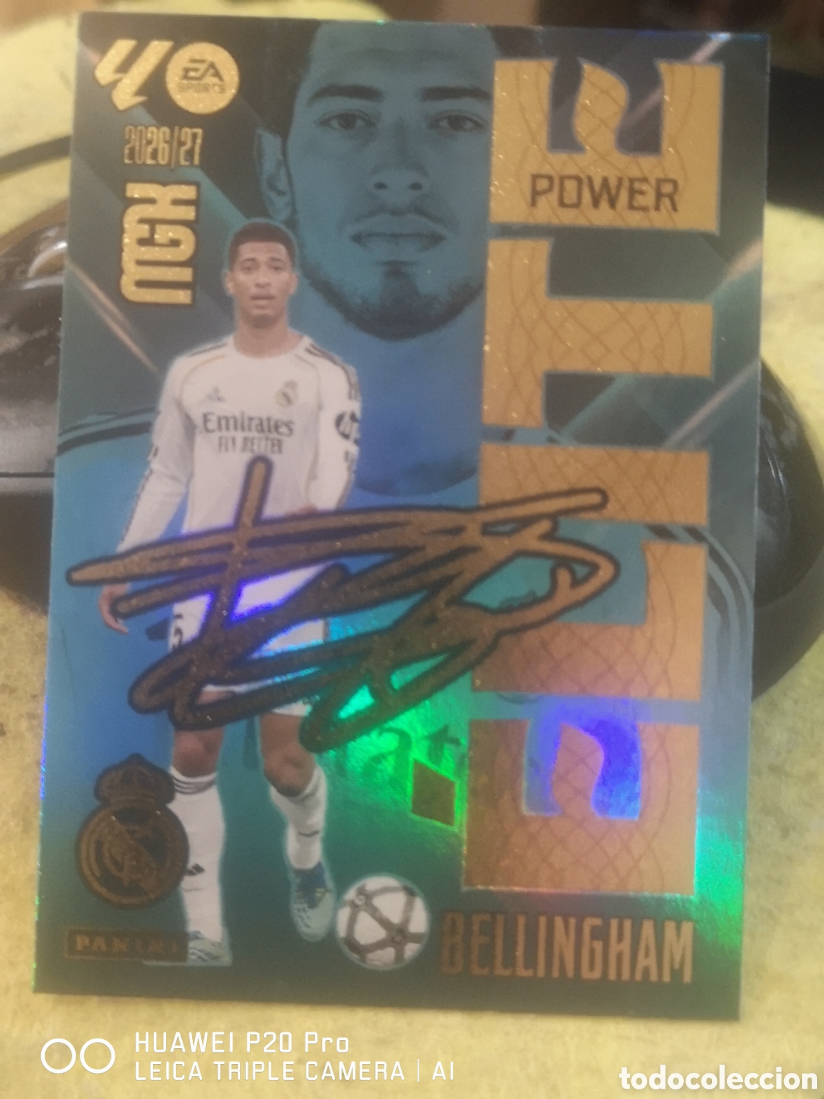 Cromos de f&uacute;tbol: MEGACRACKS 2026 27 ELITE POWER BELLINGHAM 2P - REAL MADRID