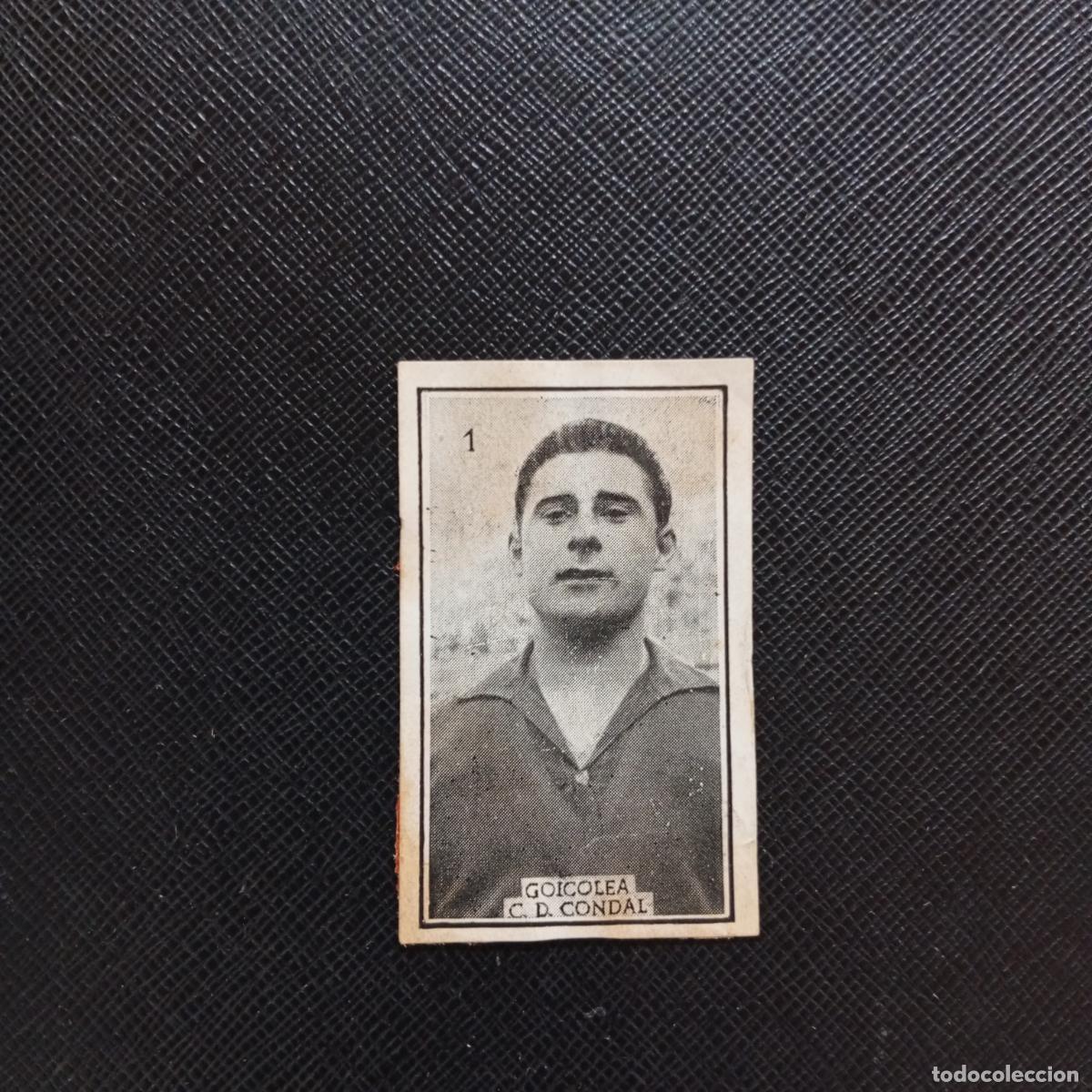 Cromos de f&uacute;tbol: 1 GOICOLEA CONDAL GRAFICAS BRASIL 1956 1957 FUTBOL LIGA 56 57 - DESPEGADO - A130 PG28
