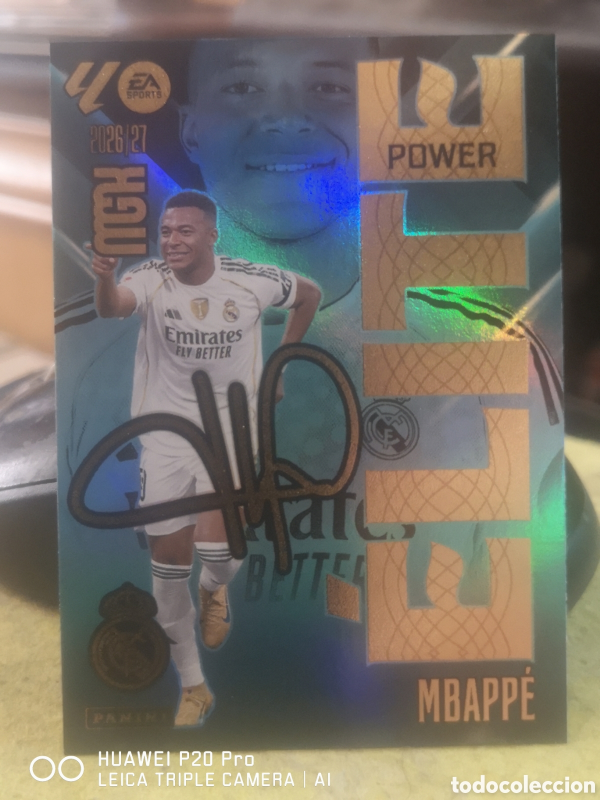 Cromos de f&uacute;tbol: MEGACRACKS 2026 27 ELITE POWER MBAPPE 10P - REAL MADRID