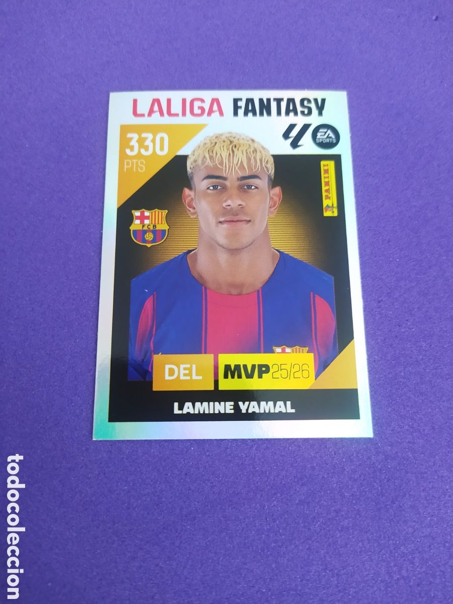 Cromos de f&uacute;tbol: Lamine yamal fc barcelona laliga fantasy liga este 2026 2027 26 27 nuevo