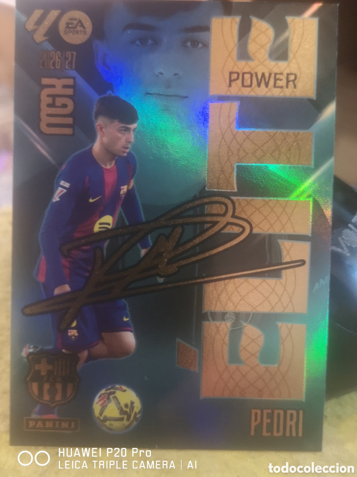 Cromos de f&uacute;tbol: MEGACRACKS 2026 27 ELITE POWER PEDRI 15P - BARCELONA