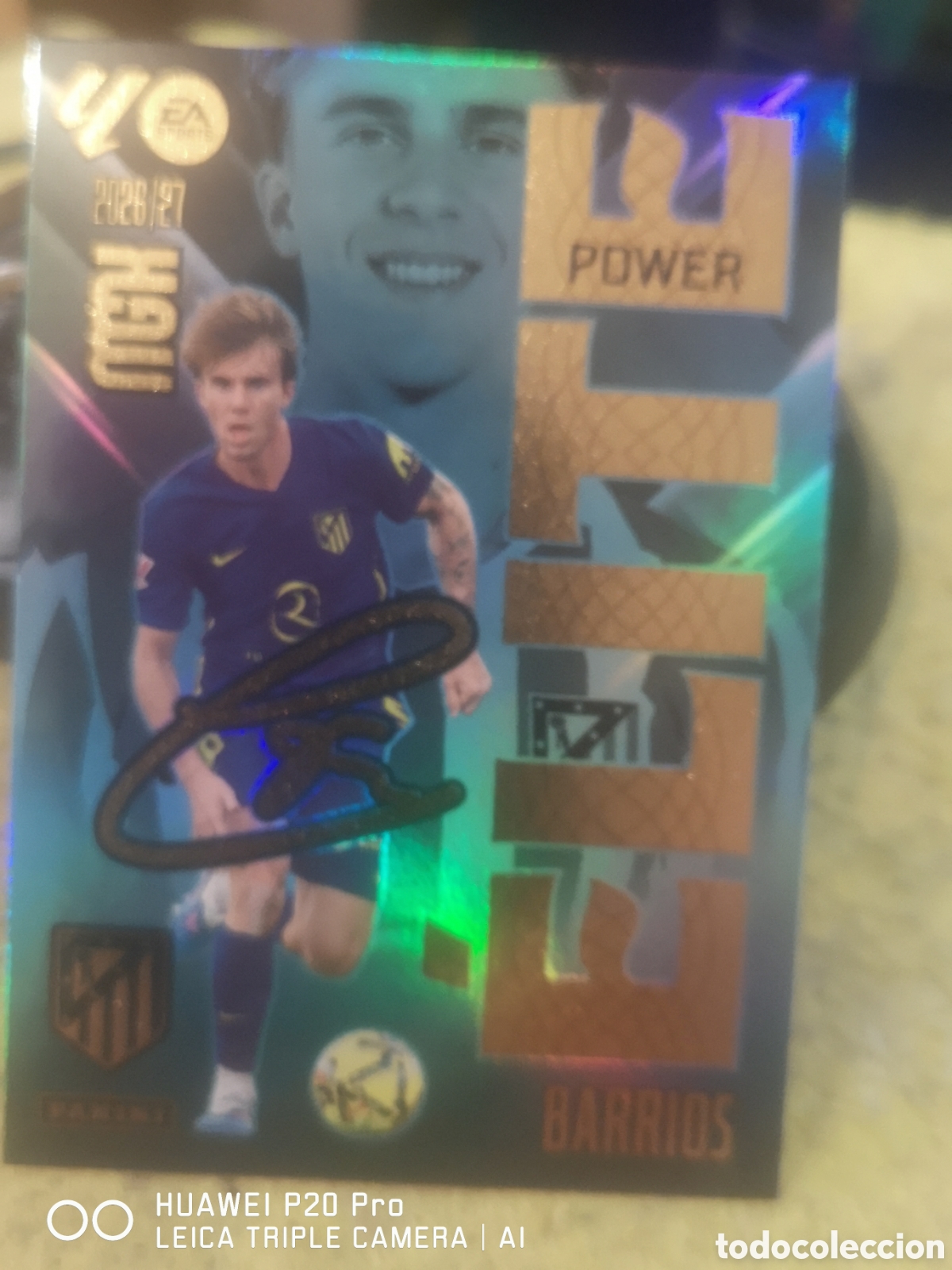 Cromos de f&uacute;tbol: MEGACRACKS 2026 27 ELITE POWER BARRIOS 1P - ATLETICO DE MADRID