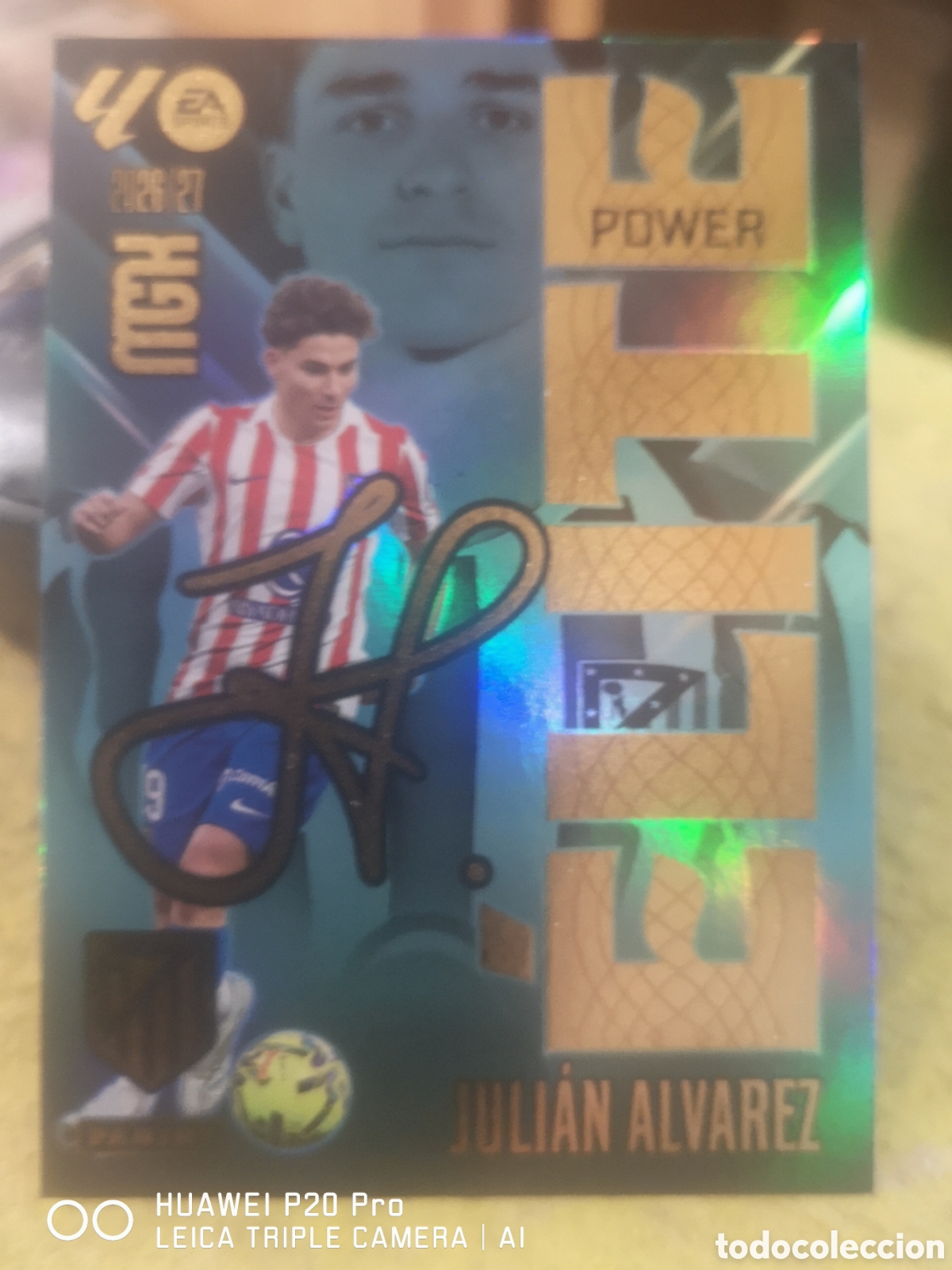 Cromos de f&uacute;tbol: MEGACRACKS 2026 27 ELITE POWER JULIAN ALVAREZ 8P - ATLETICO DE MADRID