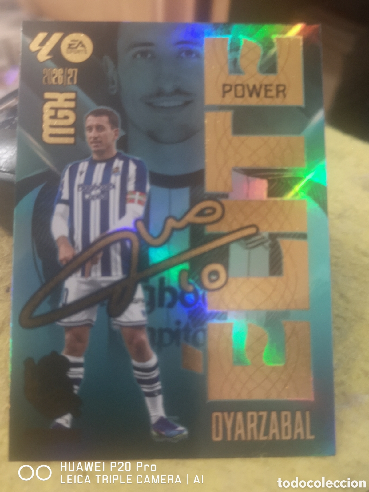 Cromos de f&uacute;tbol: MEGACRACKS 2026 27 ELITE POWER OYARZABAL 13P - REAL SOCIEDAD