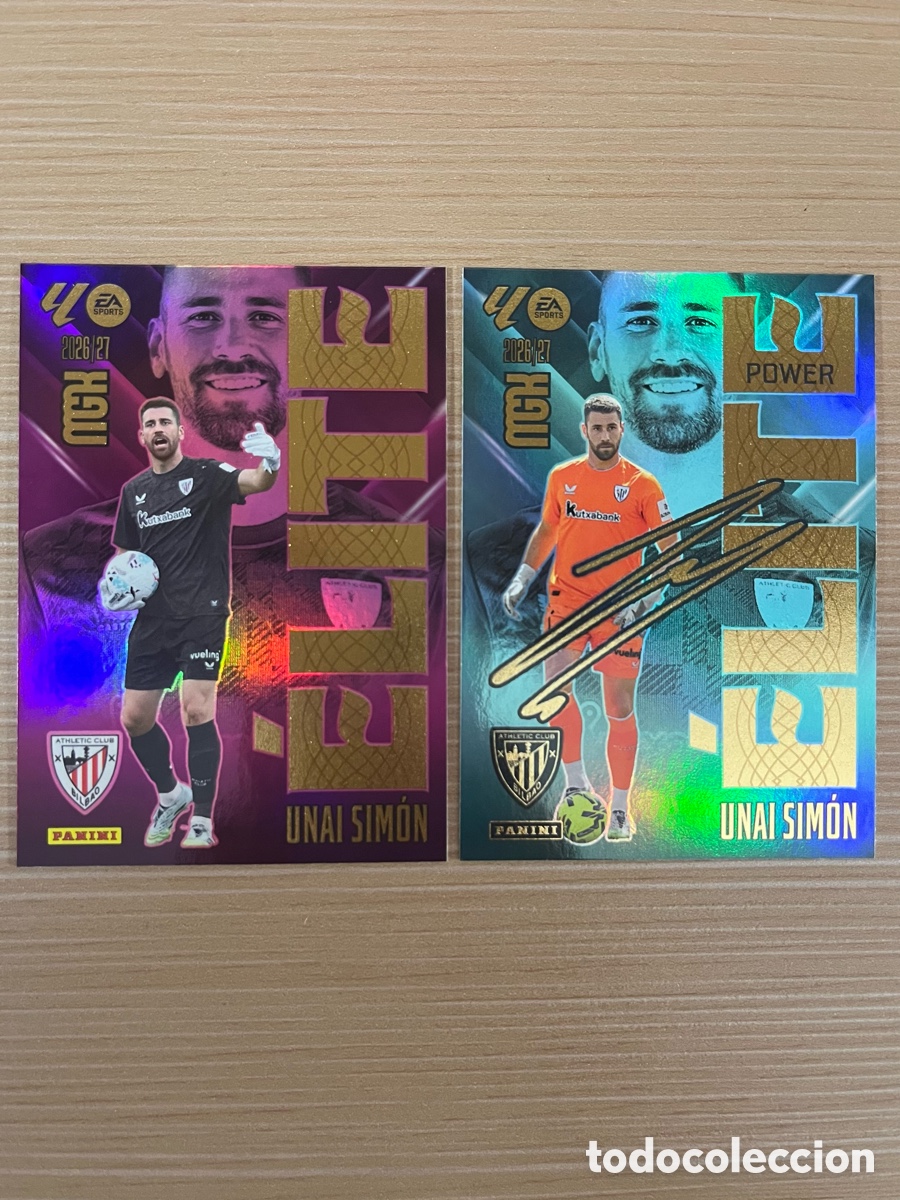 Cromos de f&uacute;tbol: Lote Unai Sim&oacute;n Elites Megacracks 2026-27 - Athletic Club