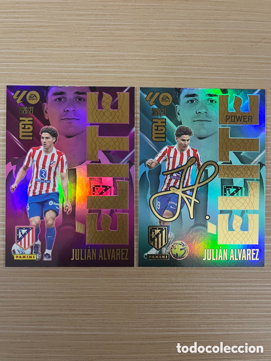 Cromos de f&uacute;tbol: Lote Juli&aacute;n &Aacute;lvarez Elites Megacracks 2026-27 - Atl&eacute;tico de Madrid
