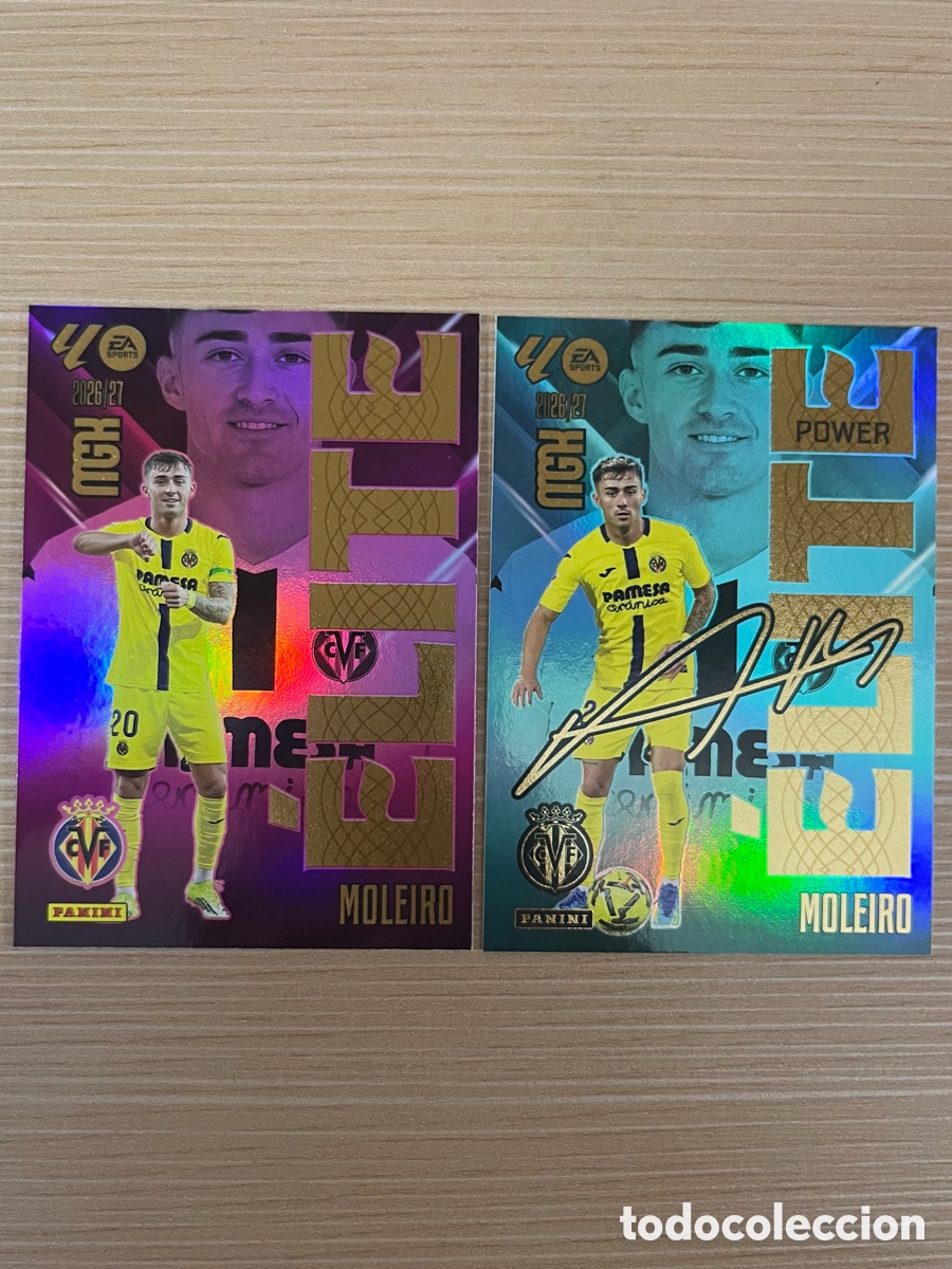 Cromos de f&uacute;tbol: Lote Moleiros Elites Megacracks 2026-27 - Villarreal
