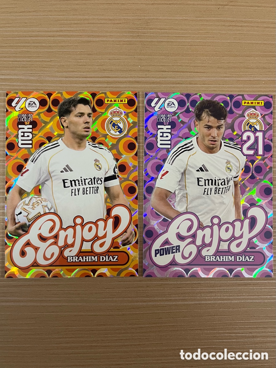 Cromos de f&uacute;tbol: Lote Brahim Enjoy Megacracks 2026-27 - Real Madrid