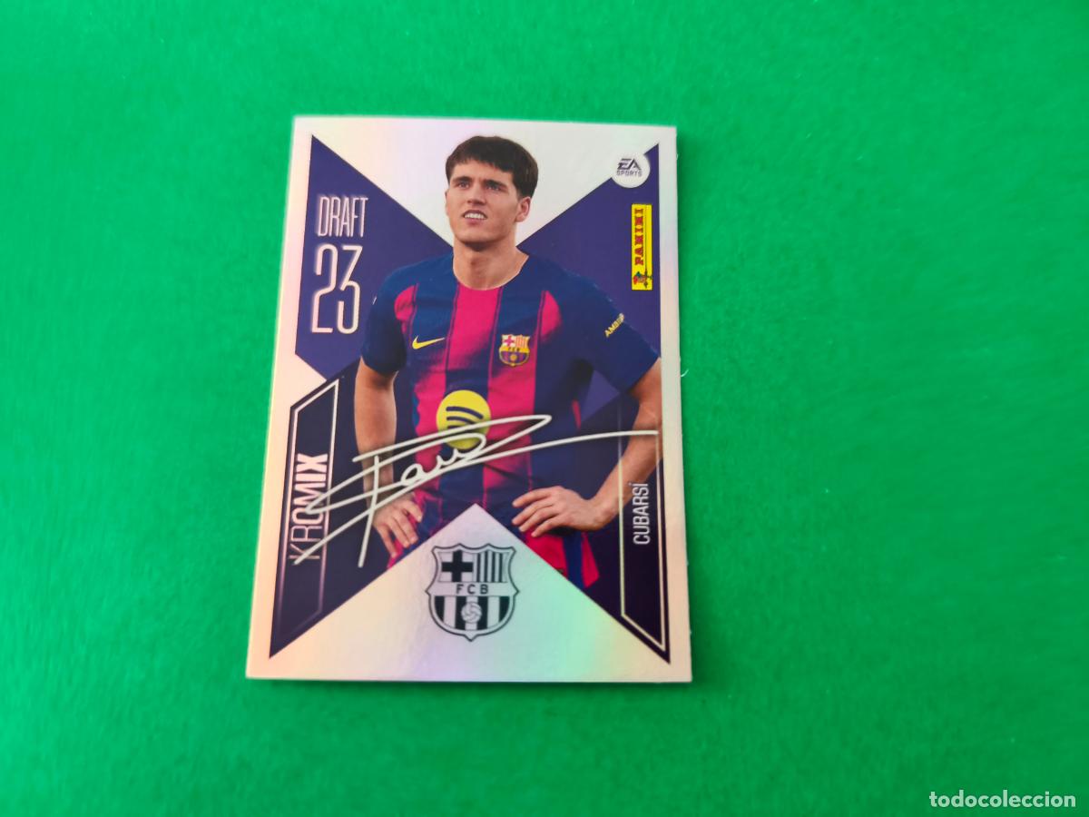 Cromos de f&uacute;tbol: CROMO FUTBOL CUBARS&Iacute; F.C.BARCELONA SIN PEGAR N&ordm; K6 KROMIX LIGA ESTE 2026-2027/26-27