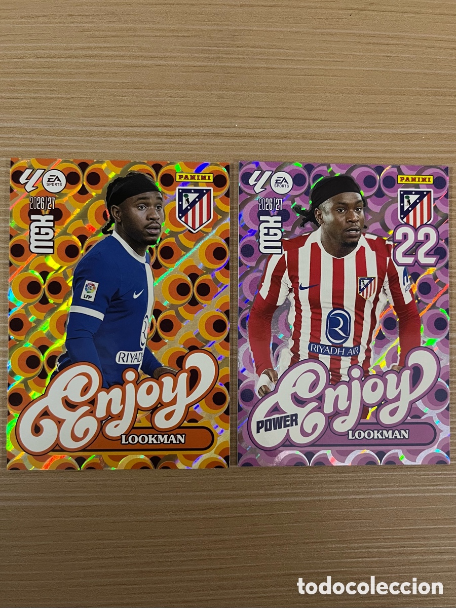 Cromos de f&uacute;tbol: Lote Lookman Enjoy Megacracks 2026-27 - Atl&eacute;tico de Madrid
