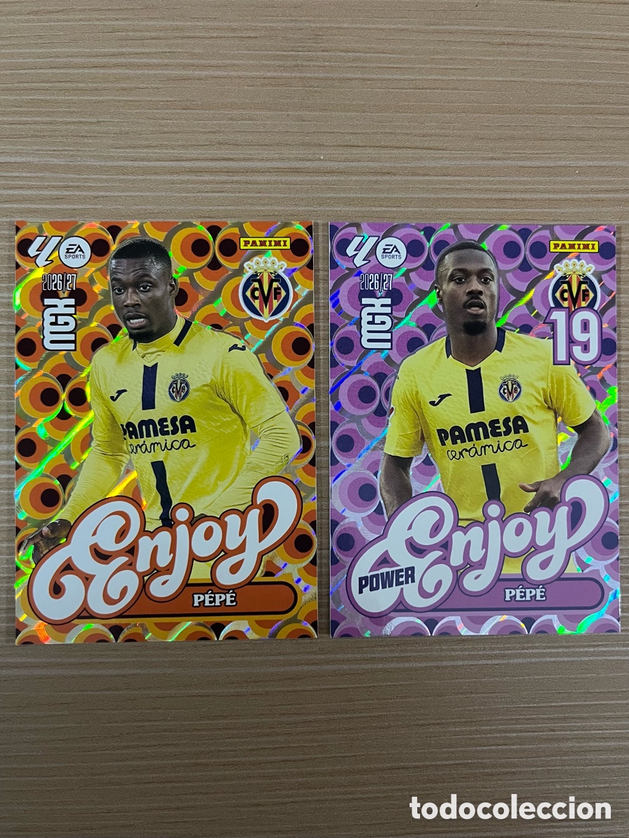 Football Stickers: Lote Pepe Enjoy Megacracks 2026-27 - Villarreal