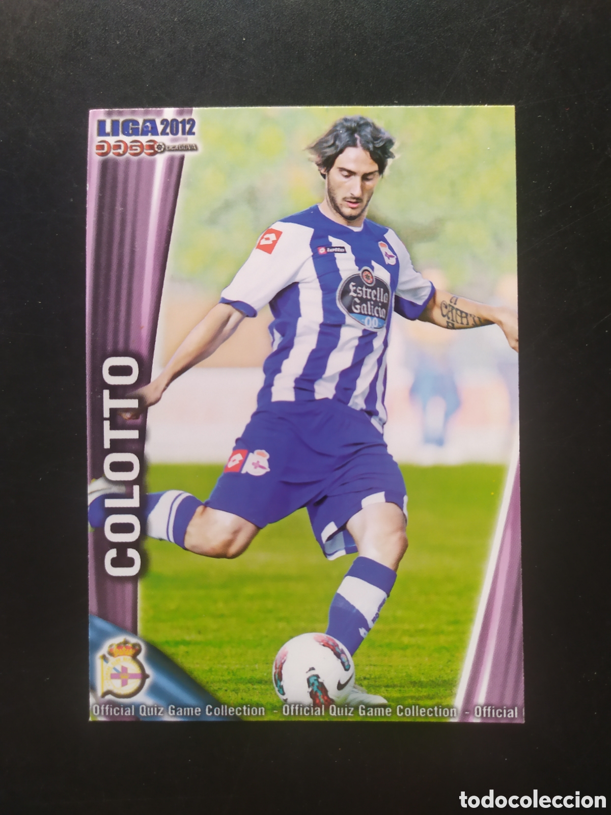 Football Stickers: Mundicromo fichas Liga 2011 2012 11 12 Colotto n&deg; 717 Deportivo Coru&ntilde;a