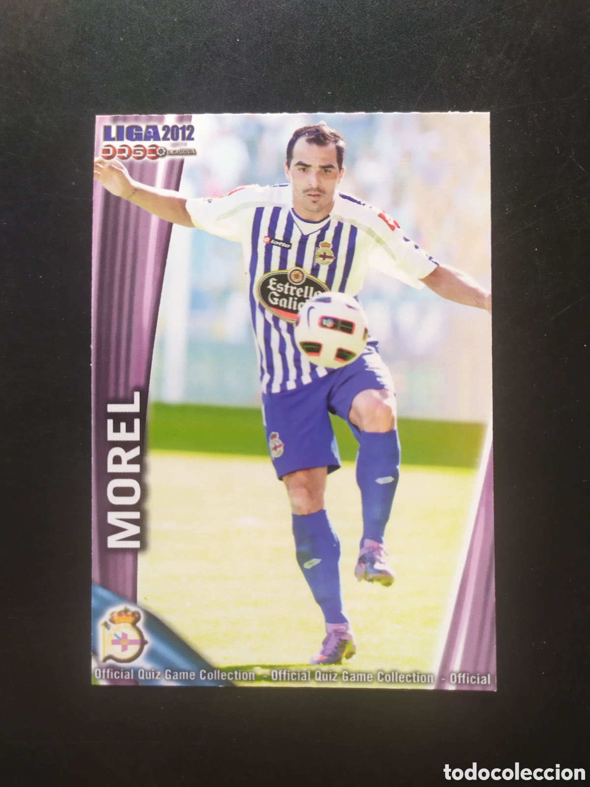 Football Stickers: Mundicromo fichas Liga 2011 2012 11 12 Morel n&deg; 718 Deportivo Coru&ntilde;a