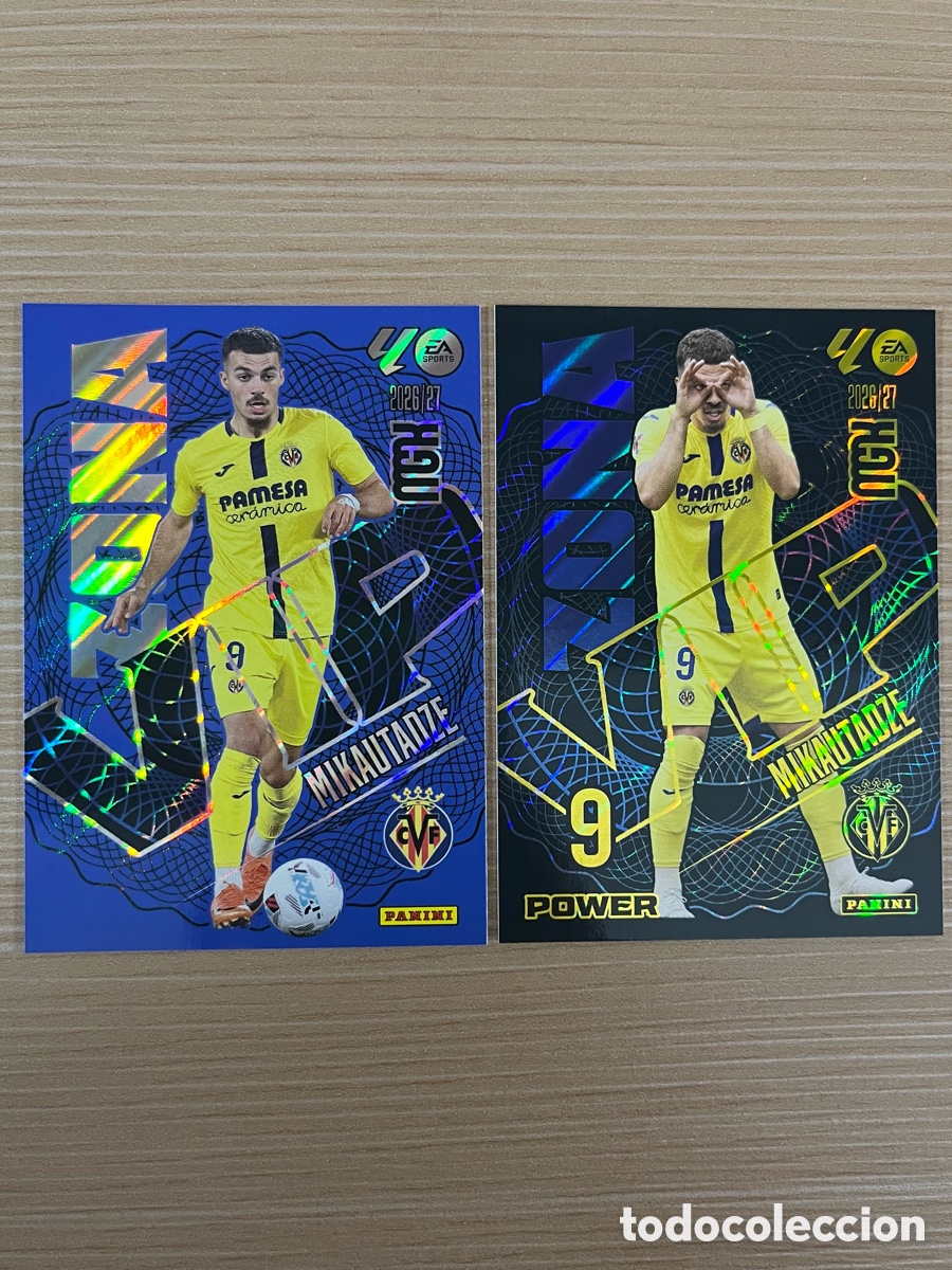 Football Stickers: Lote Mikautadze Zona Vip Megacracks 2026-27 Villarreal