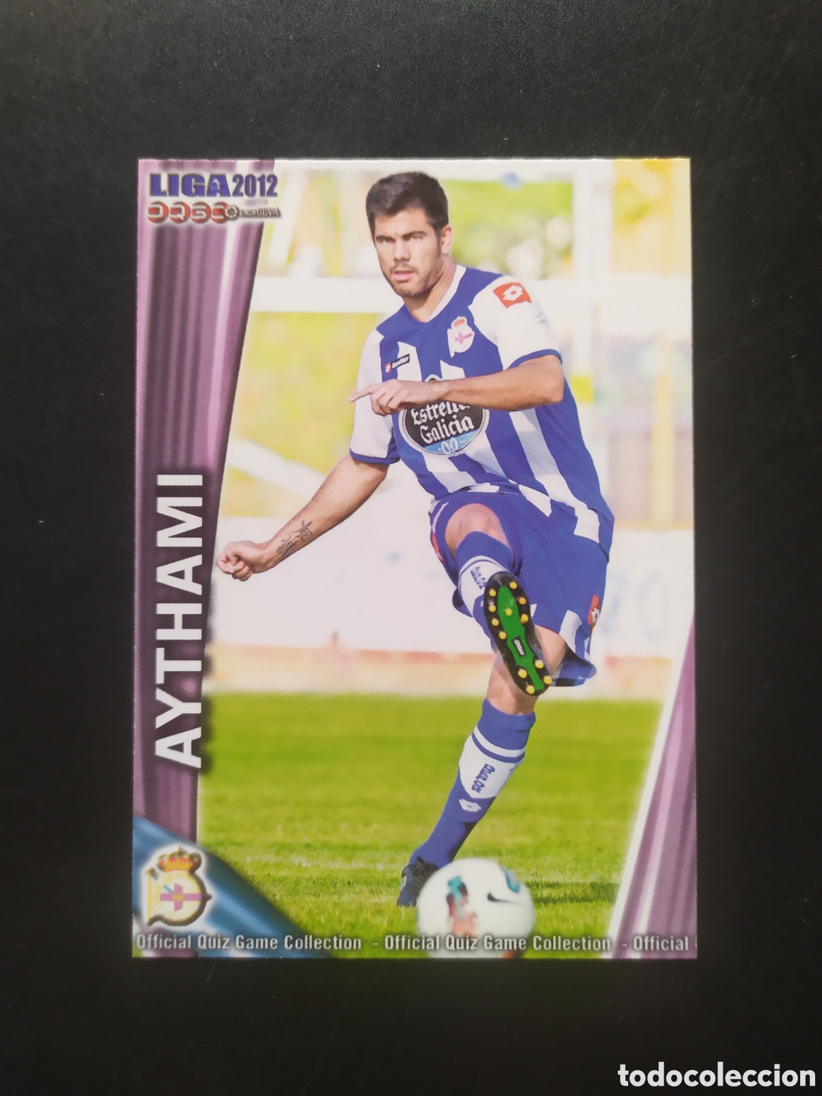 Football Stickers: Mundicromo fichas Liga 2011 2012 11 12 Aythami n&deg; 720 Deportivo Coru&ntilde;a