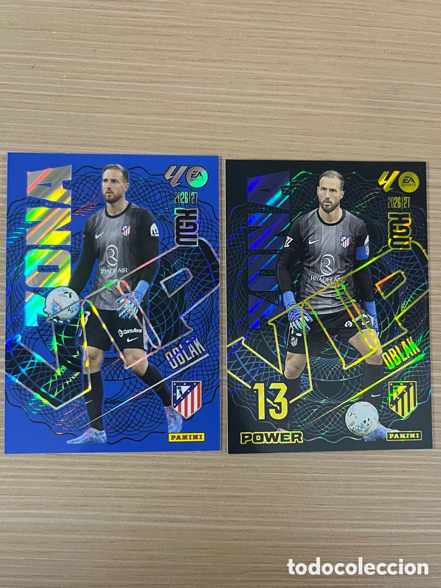 Cromos de f&uacute;tbol: Lote Oblak Zona Vip Megacracks 2026-27 - Atl&eacute;tico de Madrid