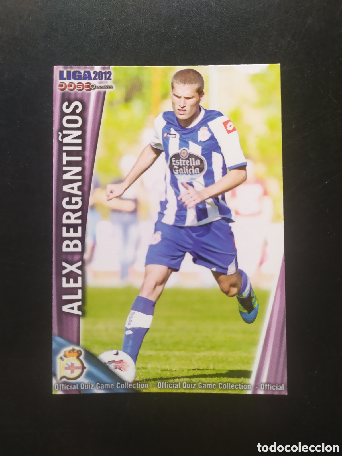Cartes &agrave; collectionner de Football: Mundicromo fichas Liga 2011 2012 11 12 Alex Berganti&ntilde;os n&deg; 725 Deportivo Coru&ntilde;a