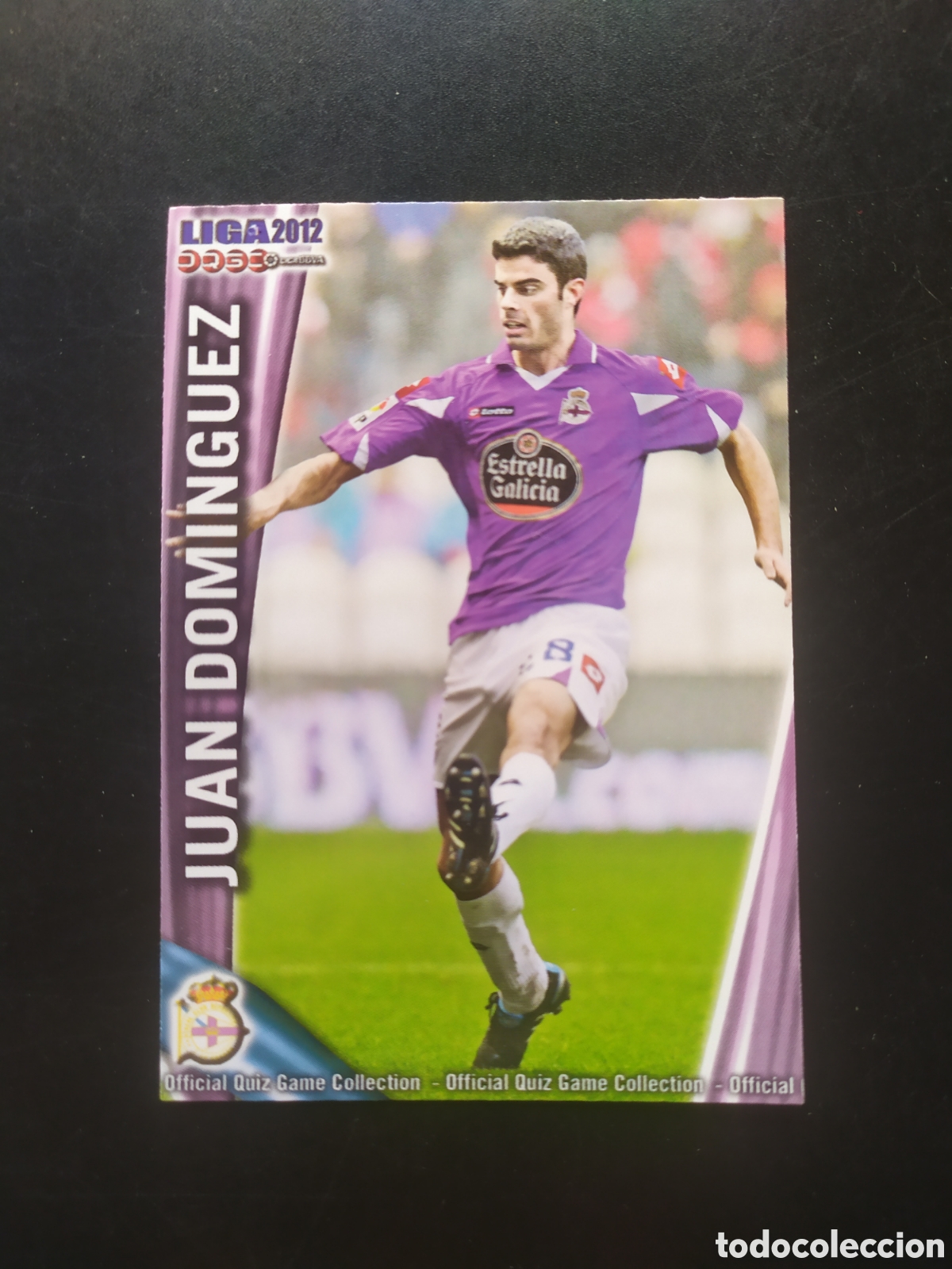 Cartes &agrave; collectionner de Football: Mundicromo fichas Liga 2011 2012 11 12 Juan Dominguez n&deg; 726 Deportivo Coru&ntilde;a