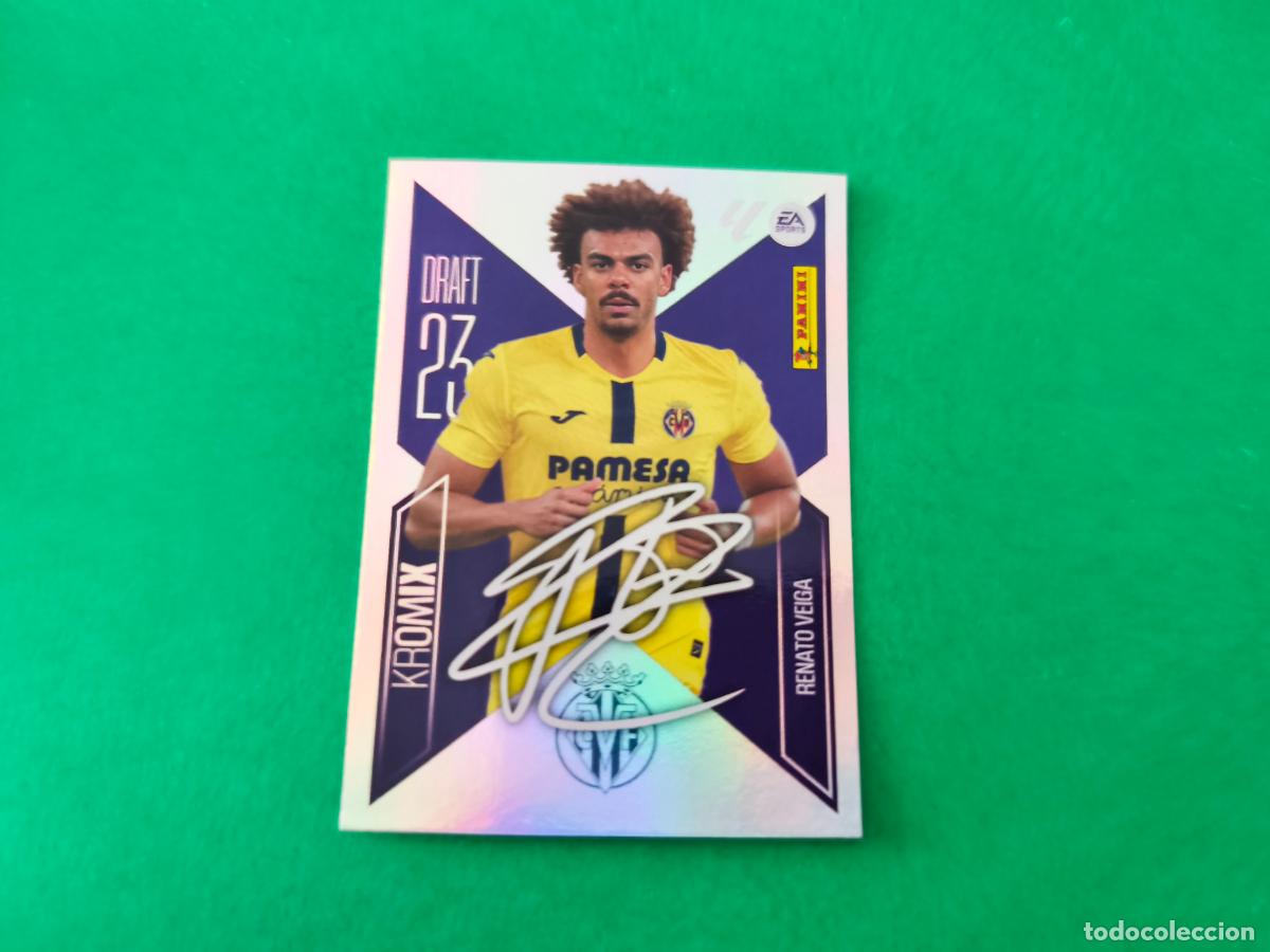 Cromos de f&uacute;tbol: CROMO FUTBOL RENATO VEIGA VILLARREAL C.F. SIN PEGAR N&ordm; K20 KROMIX LIGA ESTE 2026-2027/26-27