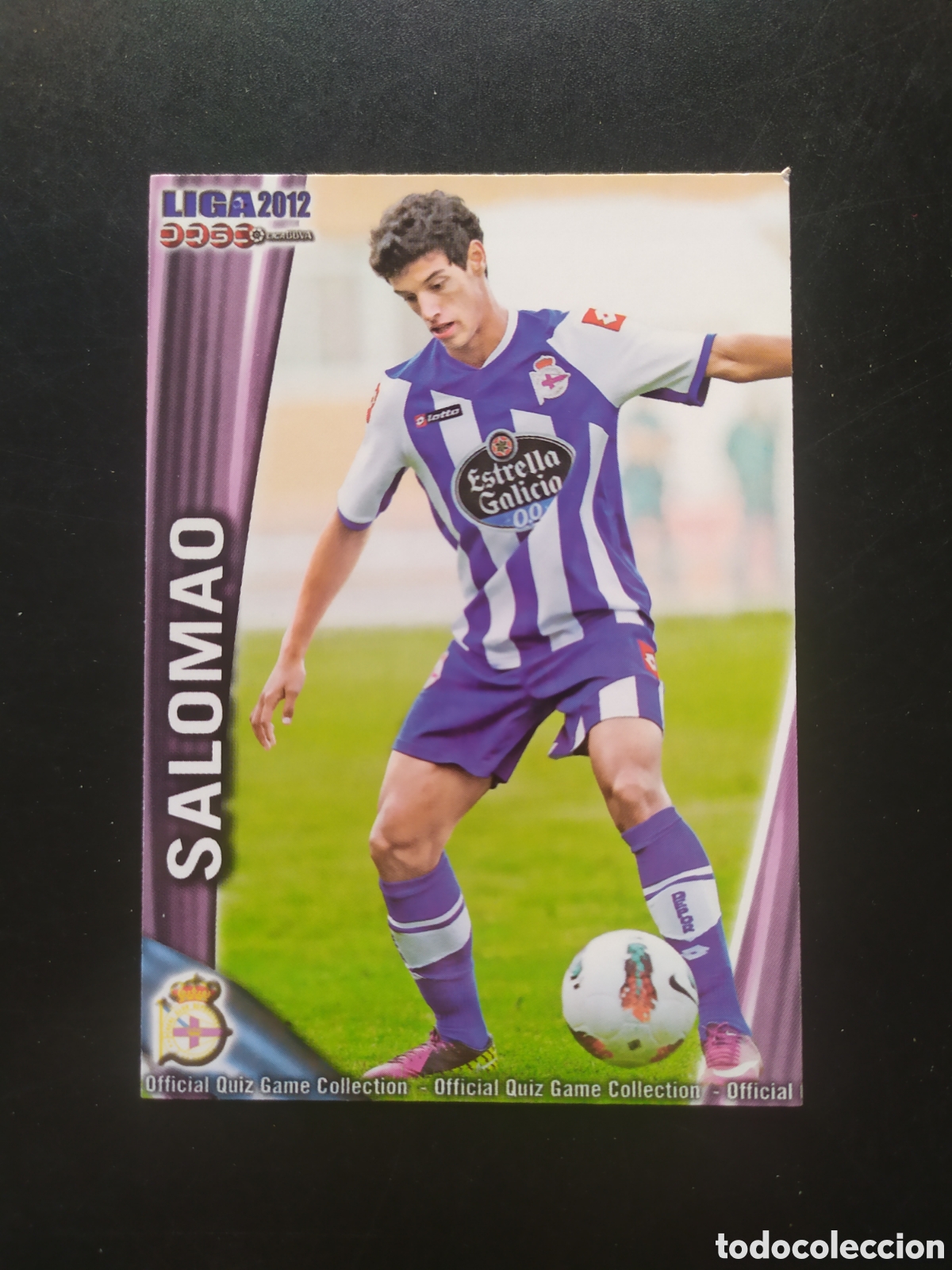 Cartes &agrave; collectionner de Football: Mundicromo fichas Liga 2011 2012 11 12 Salomao n&deg; 727 Deportivo Coru&ntilde;a