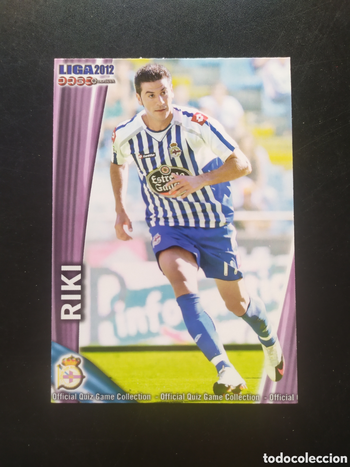 Cromos de f&uacute;tbol: Mundicromo fichas Liga 2011 2012 11 12 Riki n&deg; 728 Deportivo Coru&ntilde;a