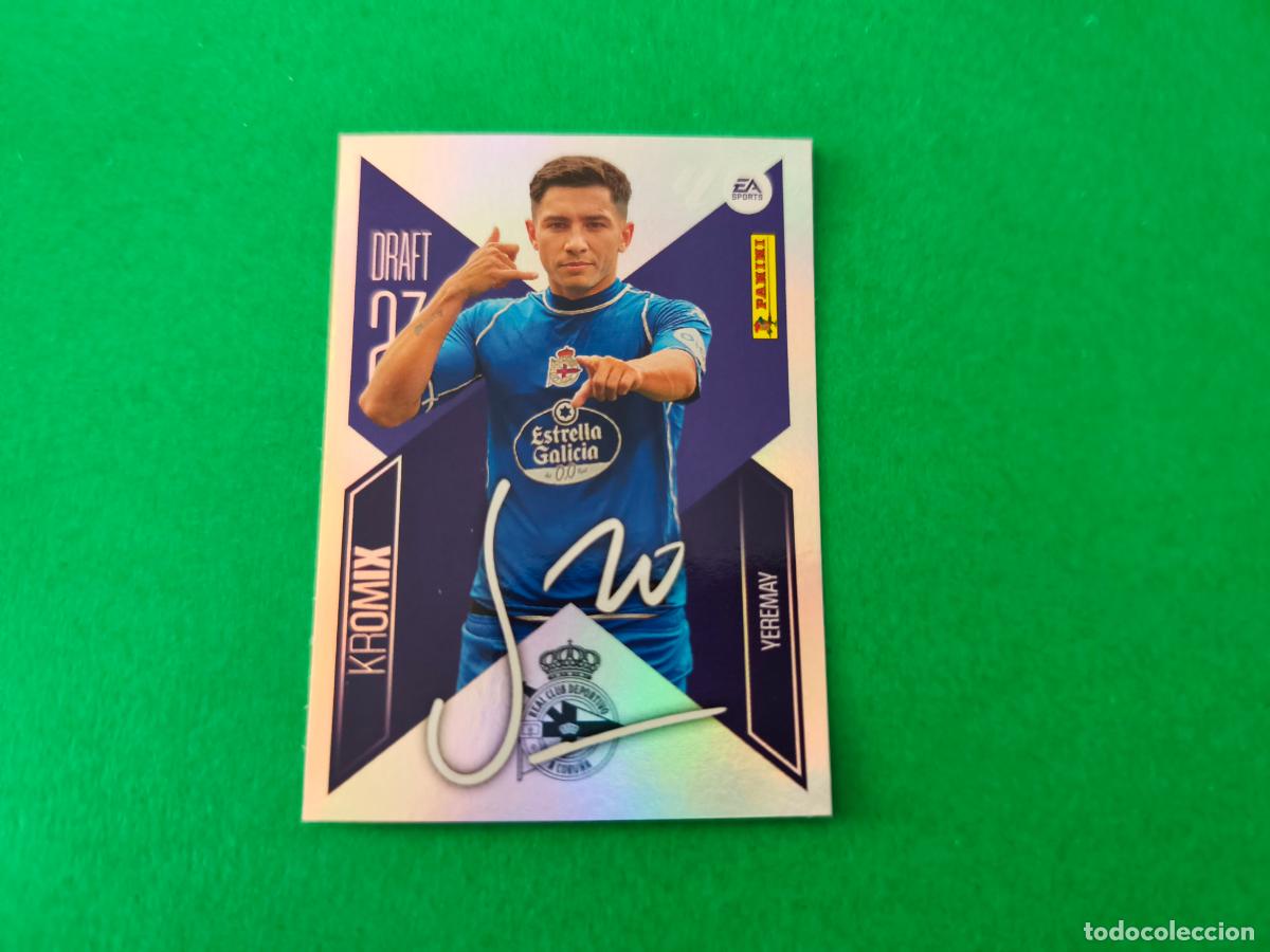 Cromos de f&uacute;tbol: CROMO FUTBOL YEREMAY R.C.D.CORU&Ntilde;A SIN PEGAR N&ordm; K23 KROMIX LIGA ESTE 2026-2027/26-27