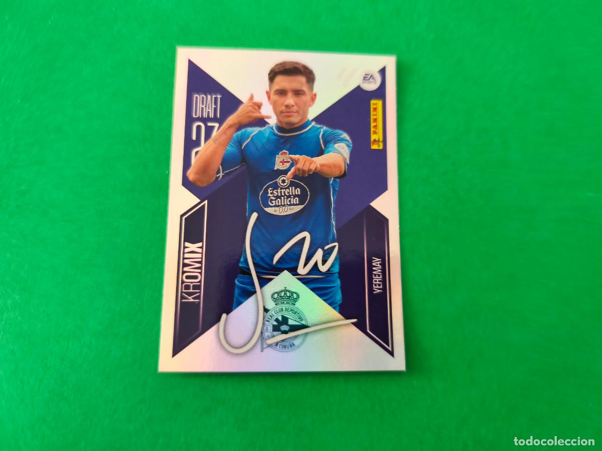 Cromos de f&uacute;tbol: CROMO FUTBOL YEREMAY R.C.D.CORU&Ntilde;A SIN PEGAR N&ordm; K23 KROMIX LIGA ESTE 2026-2027/26-27