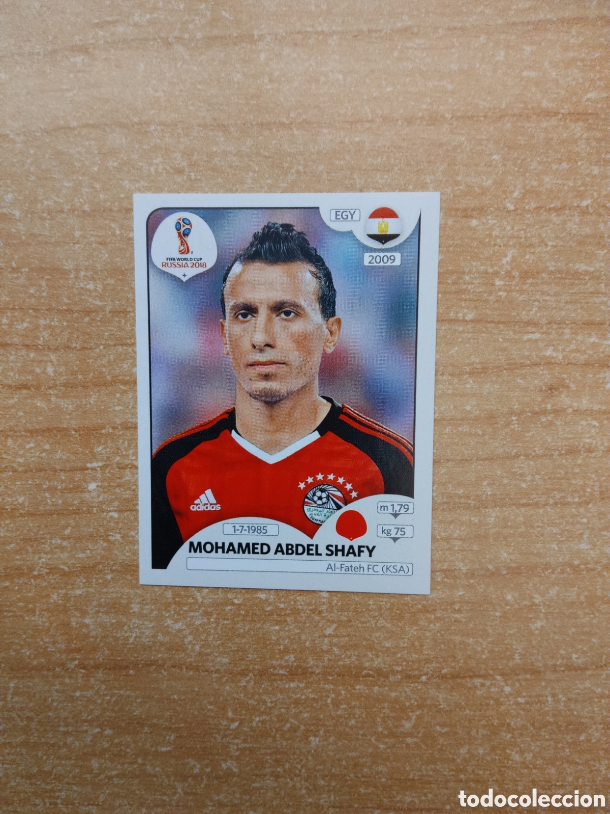 Cromos de f&uacute;tbol: 81 MOHAMED ABDEL SHAFY EGIPTO MUNDIAL 2018 RUSSIA