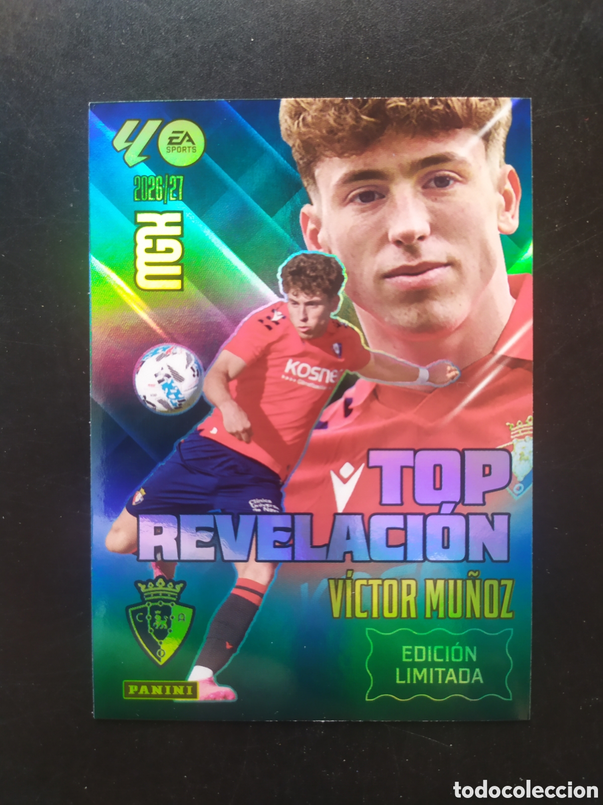 Cromos de f&uacute;tbol: Megacracks 2026 2027 26 27 panini V&iacute;ctor Mu&ntilde;oz edici&oacute;n limitada Osasuna